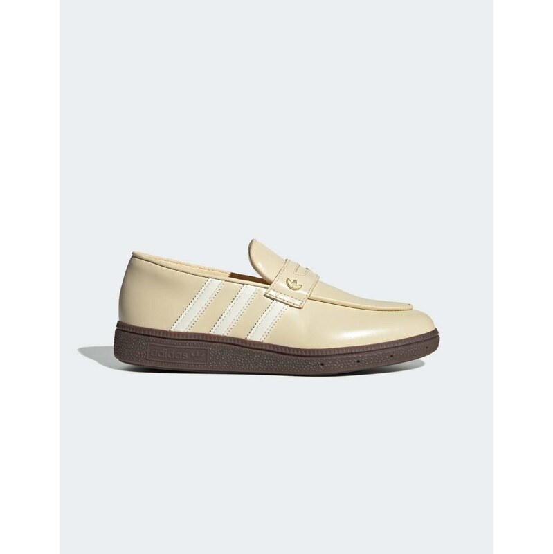 adidas Originals Handball Spezial loafers in cream and white-Yellow 115527642