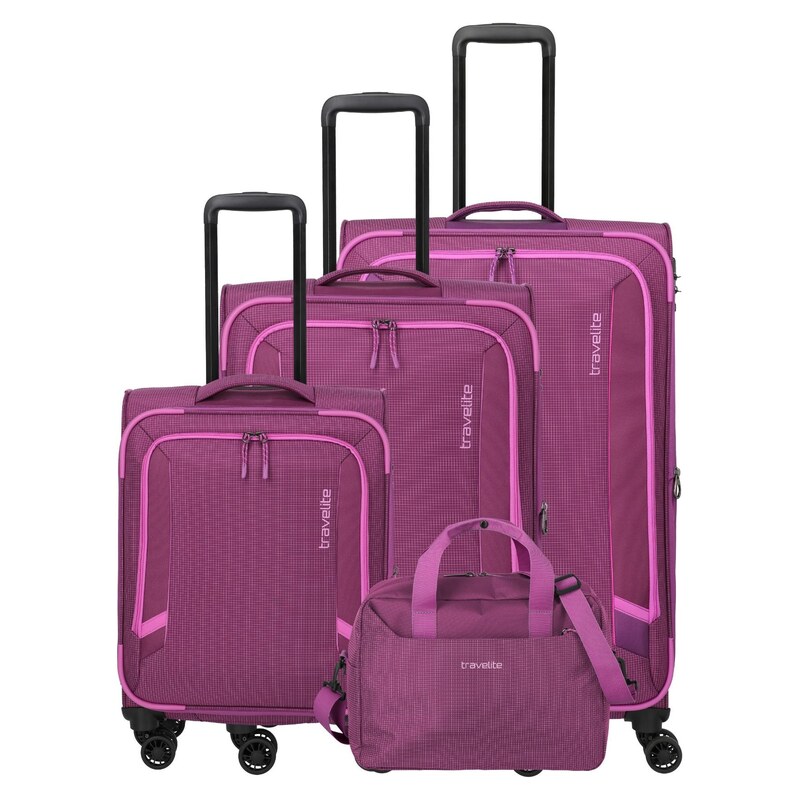 Sada cestovních kufrů Travelite Corsiica S,M,L,BB Pink 115527972