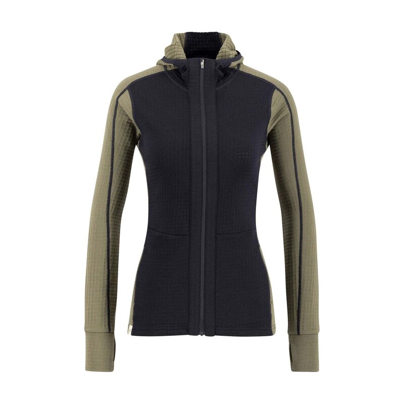 Dámská merino mikina Ulvang Peak Field Hooded Full Zip Midlayer 112444787
