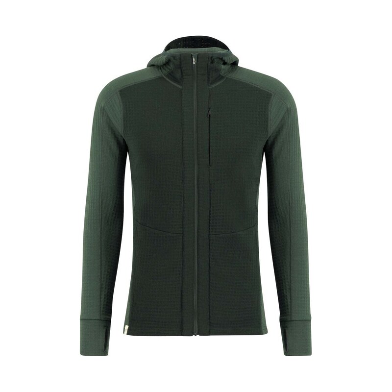 Pánská merino mikina Ulvang Peak Field Hooded Full Zip Midlayer