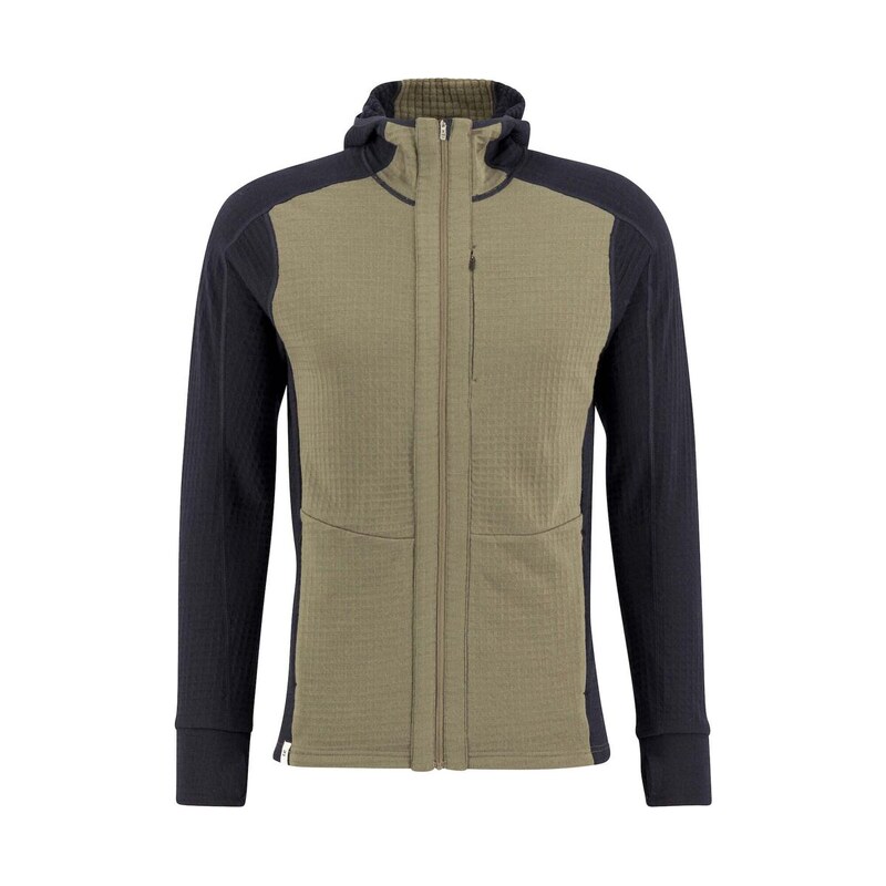 Pánská merino mikina Ulvang Peak Field Hooded Full Zip Midlayer