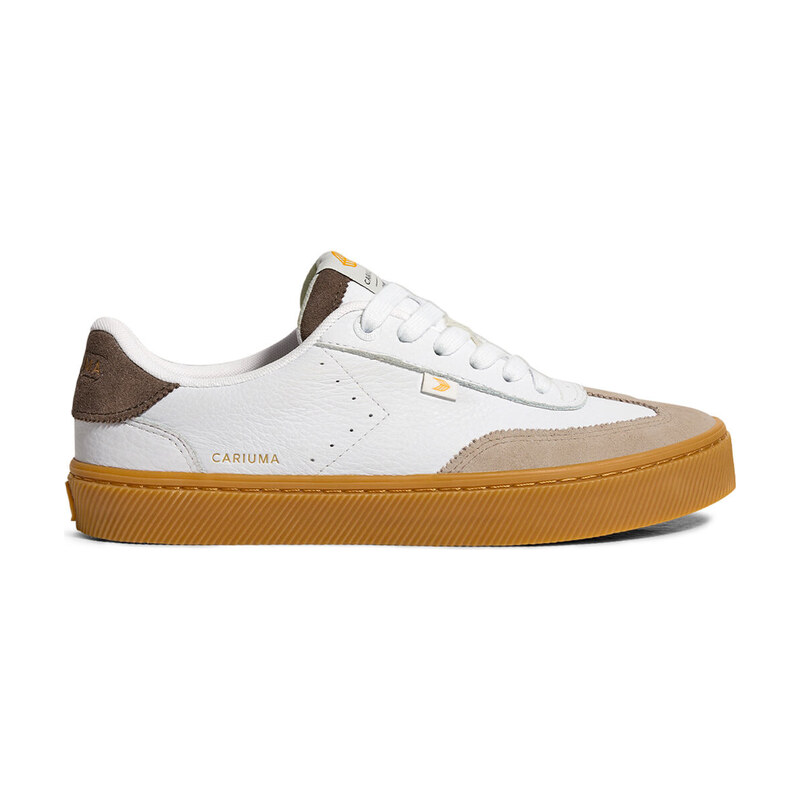 Dámské volnočasové boty Cariuma TOCA Gum White Premium Leather Plaza 112444563