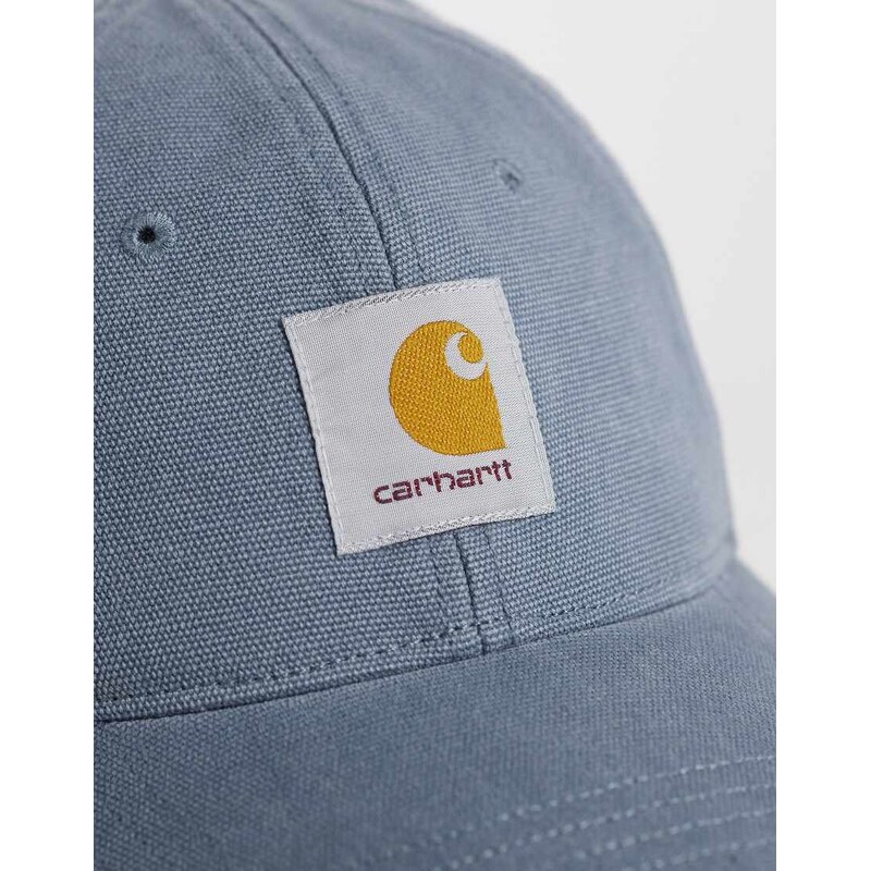 Carhartt WIP canvas cap in washed blue