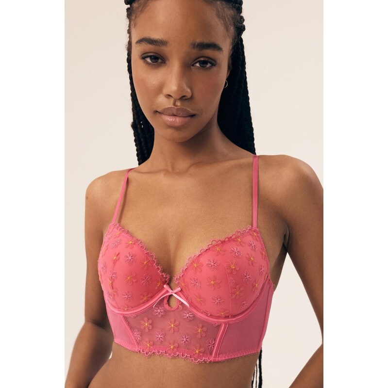 Esotiq push-up podprsenka Bloomy - polokorzet 115528679