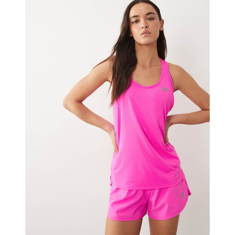 New Balance Sport Essentials tank in bright pink 115529405