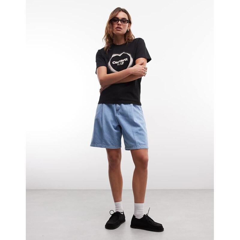 Carhartt WIP spray heart t-shirt in black
