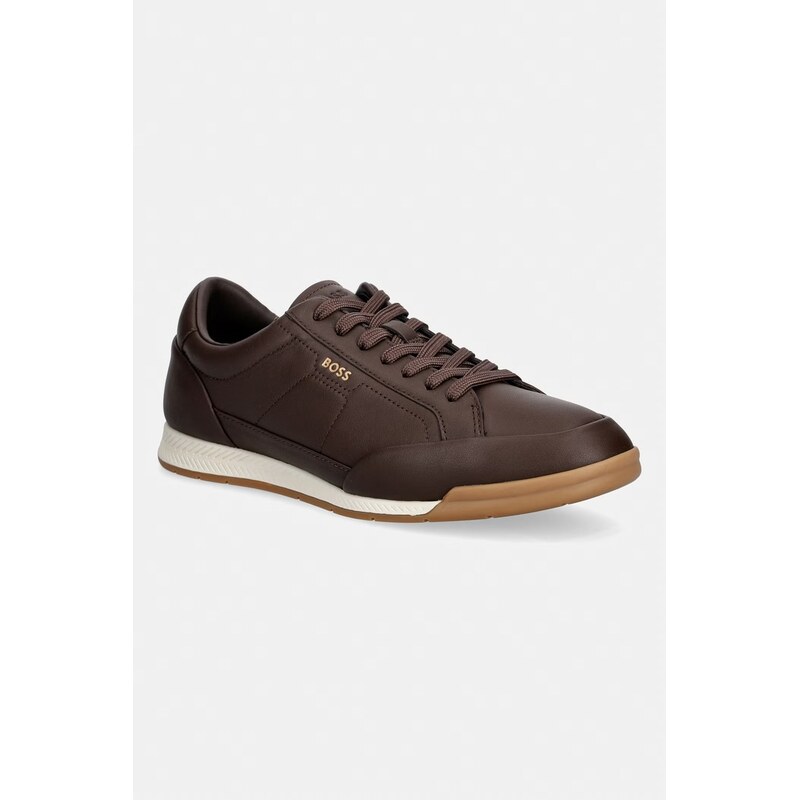BOSS Nitan sneakers boty pánské kožené