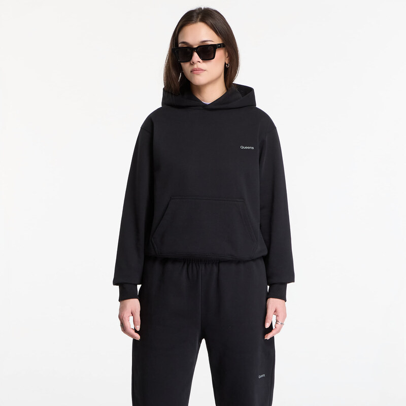 Mikina Queens Womens Sweats Essential Hoodie Black XS 110845015