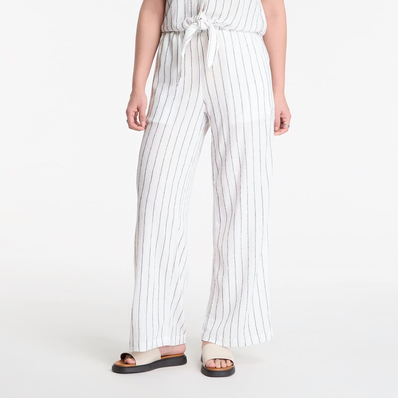 Kalhoty Urban Classics Ladies Structured Striped Relaxed Fit Pants Off 115530475