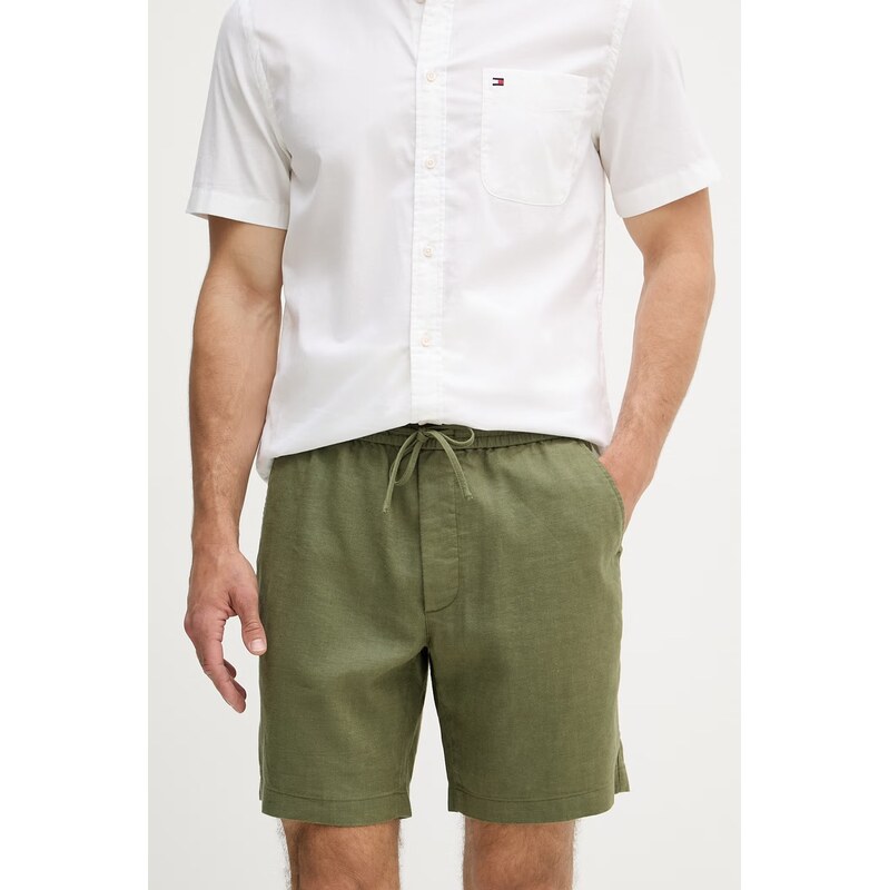 Tommy Hilfiger šortky pánské se lnem