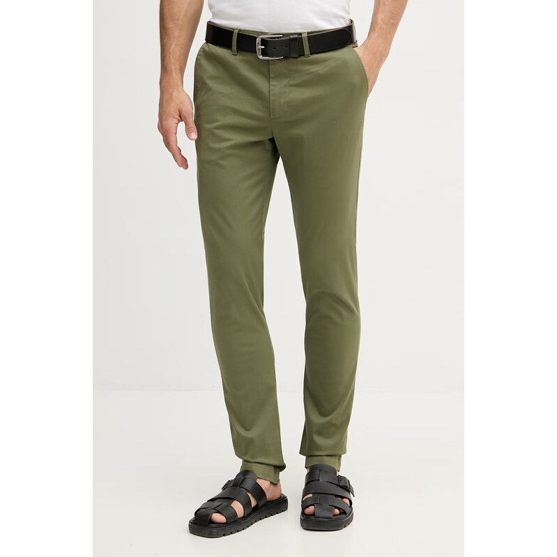 Tommy Hilfiger slim fit kalhoty pánské s bavlnou