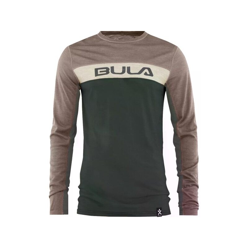 Bula RETRO MERINO WOOL CREW Pánské funkční triko
