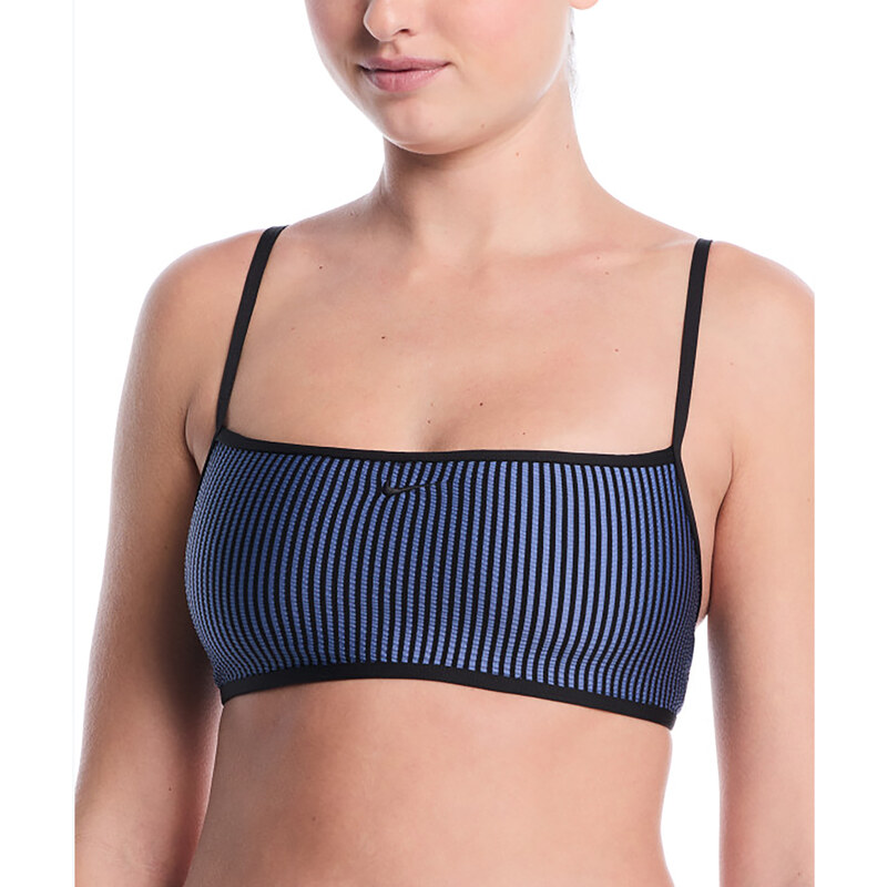 Horní díl plavek Nike Ripple Texture Bralette Classic Bikini