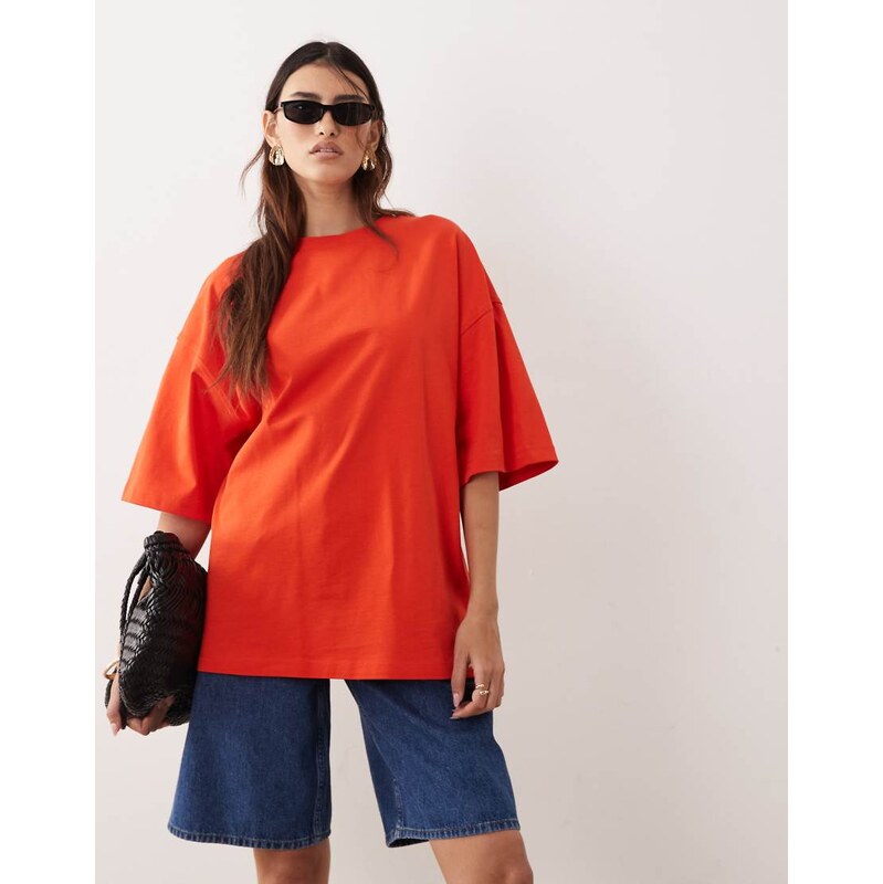 ARRANGE cotton oversized premium heavyweight short sleeve t-shirt in 115532198