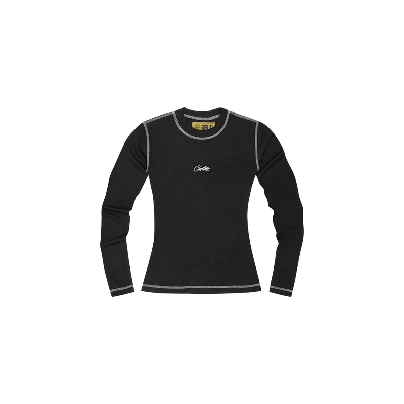 Corteiz Womens Mesh Longsleeve Black