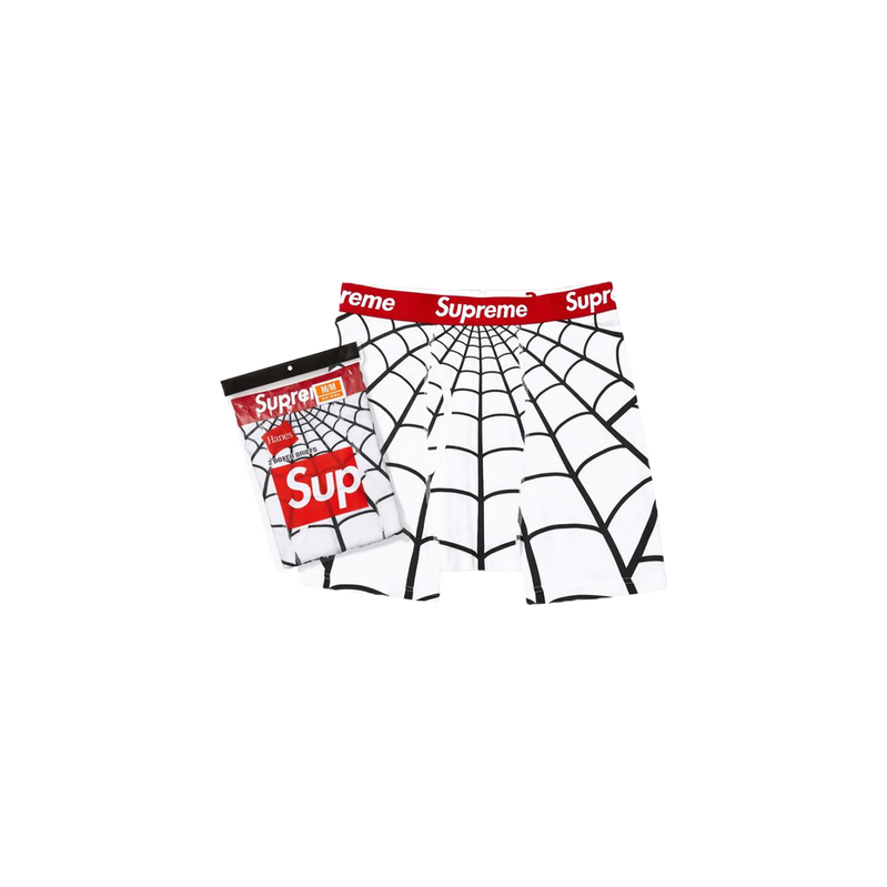 Supreme Hanes Spider-Man Boxer Briefs (2 Pack) White