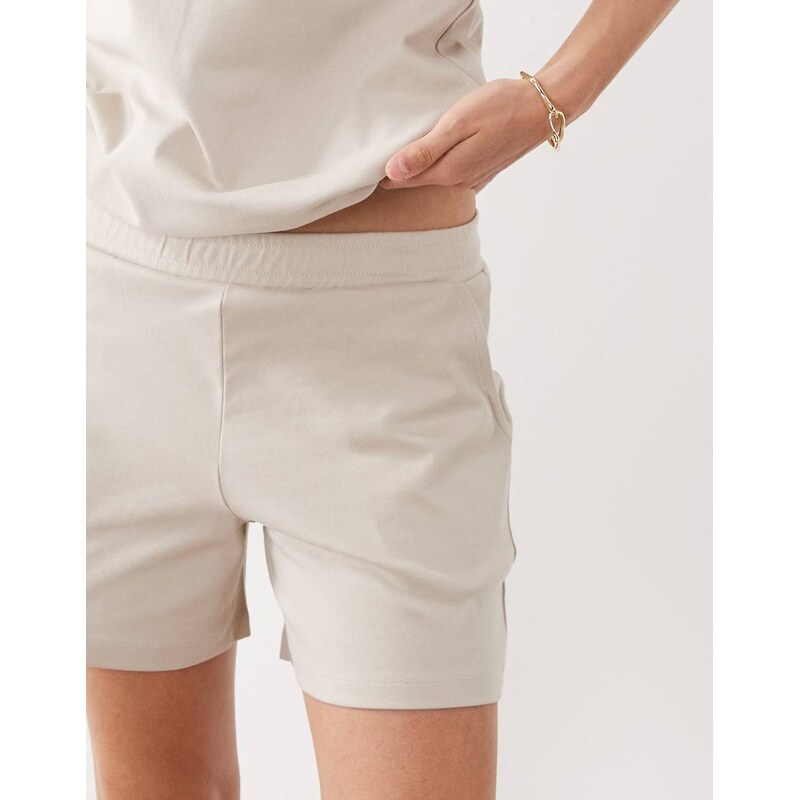 JDY shorts co-ord in stone-Neutral