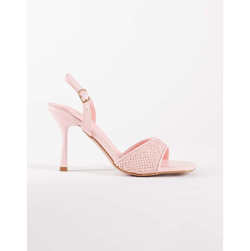 SIMMI Shoes Simmi London Cindy heeled sandals with sequins in pink 115678937