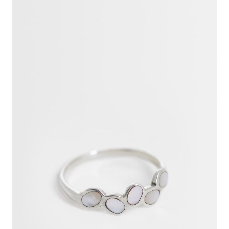 Kingsley Ryan enamel cluster ring in sterling silver 115733640