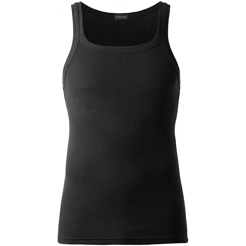 Intimissimi Ribbed Cotton Rowing Tank Top