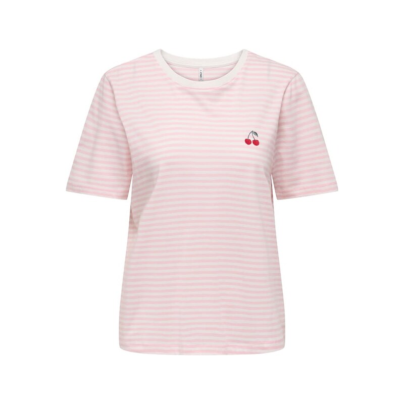 Tričko ONLY Rosa/ Weiß 1744469 115533327