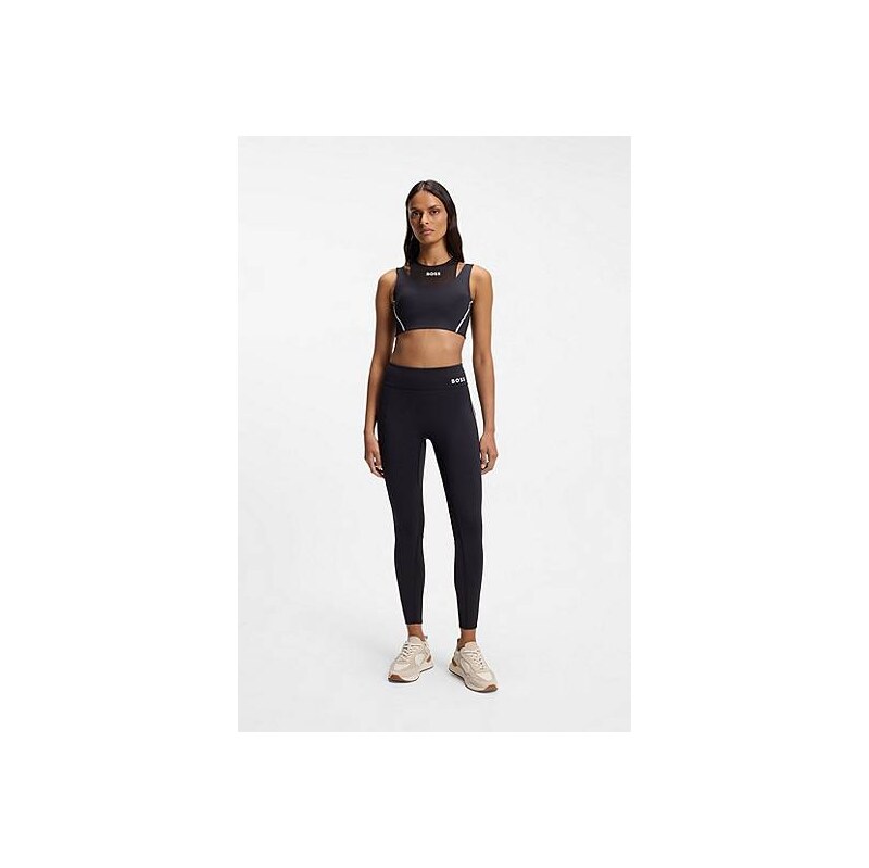 BOSS Active sports bra with mesh insert 115533961