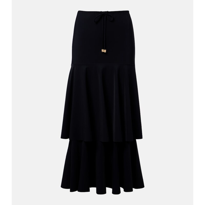 Dorothee Schumacher Modern Flow tiered midi skirt