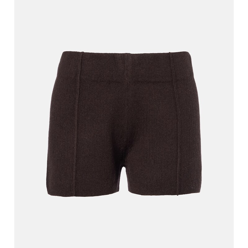 Jardin des Orangers Wool and cashmere shorts