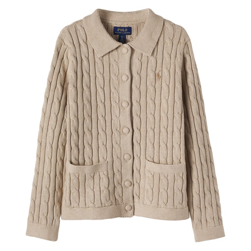 Polo Ralph Lauren Kids Cable-knit cotton cardigan