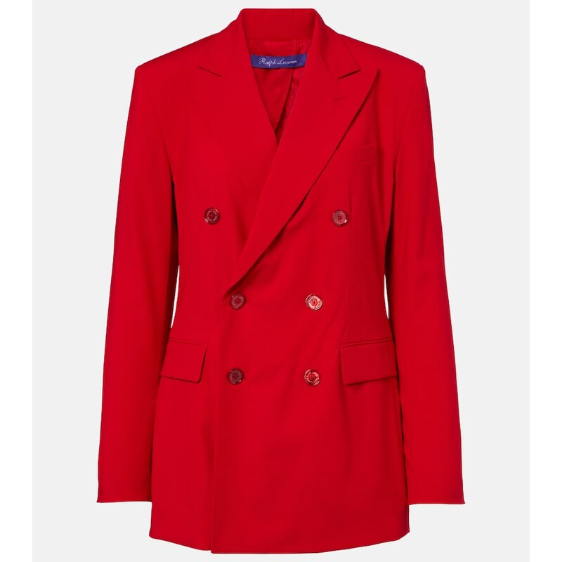 Ralph Lauren Collection Ramona double-breasted wool-blend blazer