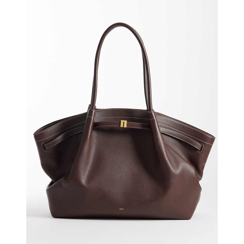 JW PEI Hana large tote bag in dark brown 115535748