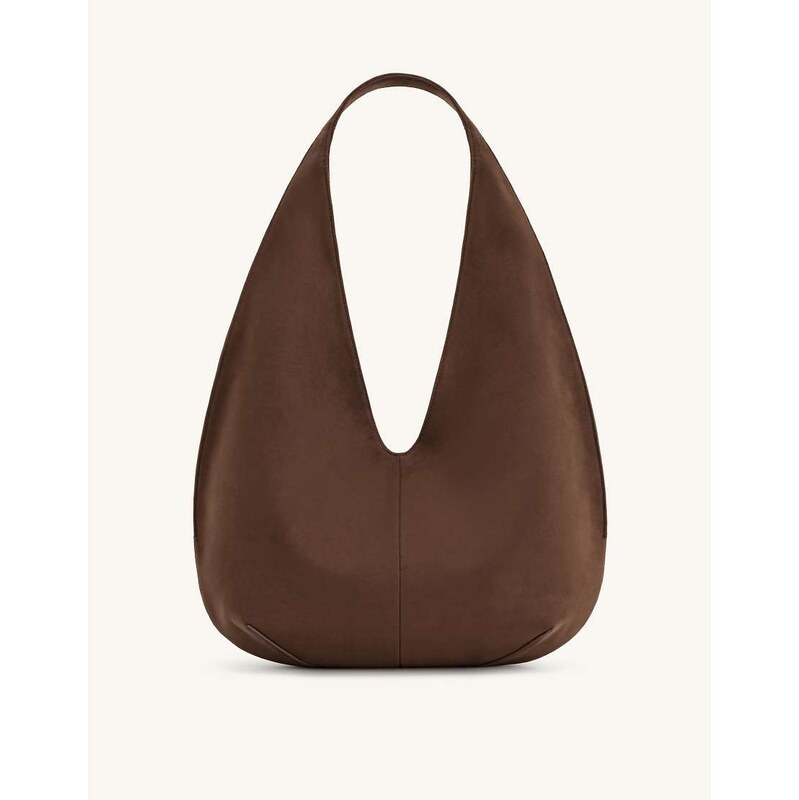 JW PEI Dara faux suede bag in mocha brown 115535750