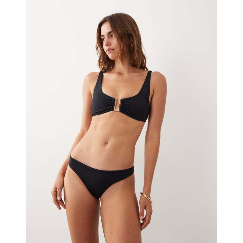 Accessorize hipster bikini bottom in black 115535752