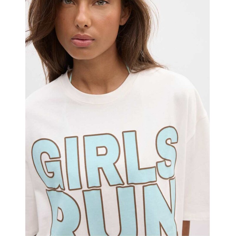 Stradivarius Positional short sleeve t-shirt in pastel green 115536014