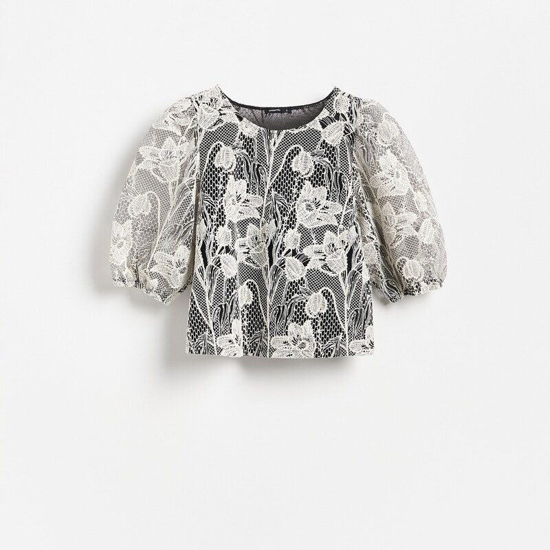Reserved - LADIES` BLOUSE - černý 115535112