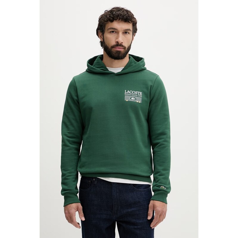 Lacoste mikina s kapucí pánská bavlněná