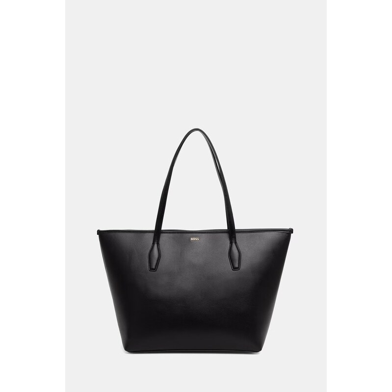 BOSS nákupní taška dámská z imitace kůže Sandy Zip Shopper