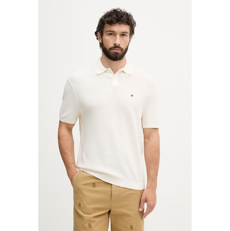 Tommy Hilfiger svetrové polo pánské bavlněné