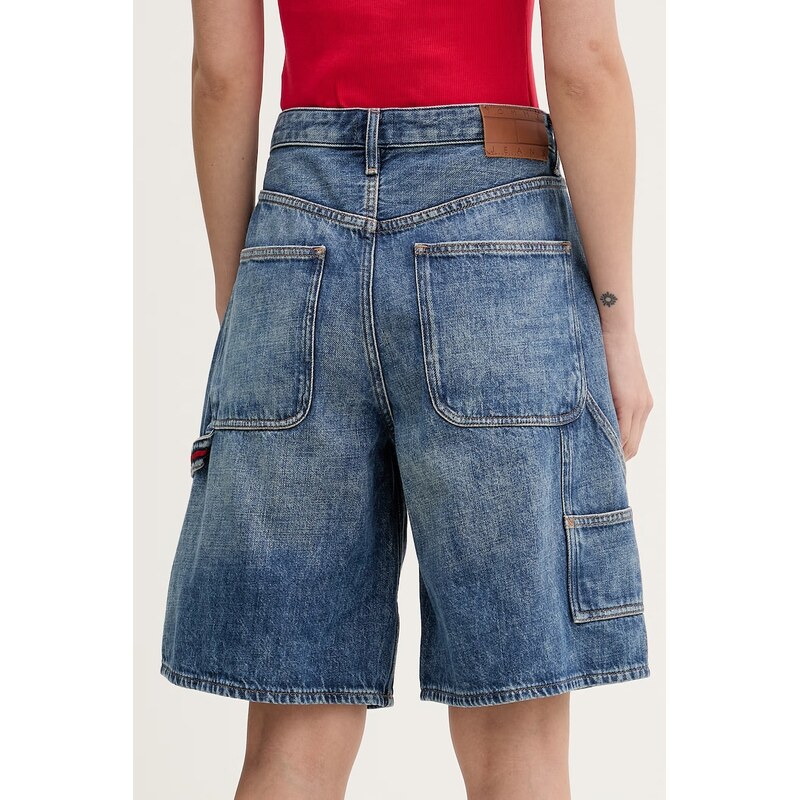 Tommy Jeans šortky dámské džínové