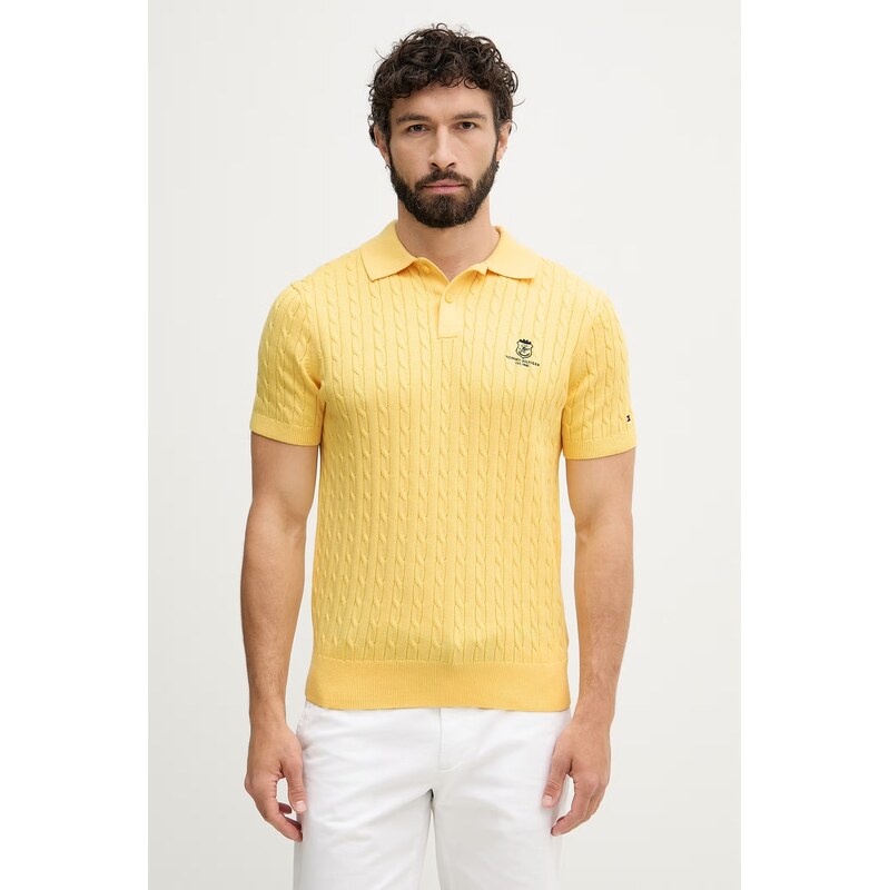 Tommy Hilfiger svetrové polo pánské bavlněné