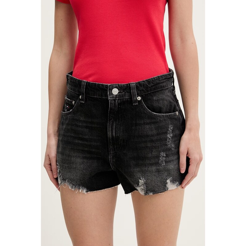 Tommy Jeans šortky dámské džínové 115539119