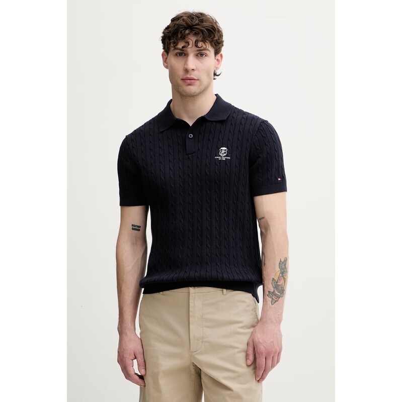 Tommy Hilfiger svetrové polo pánské bavlněné