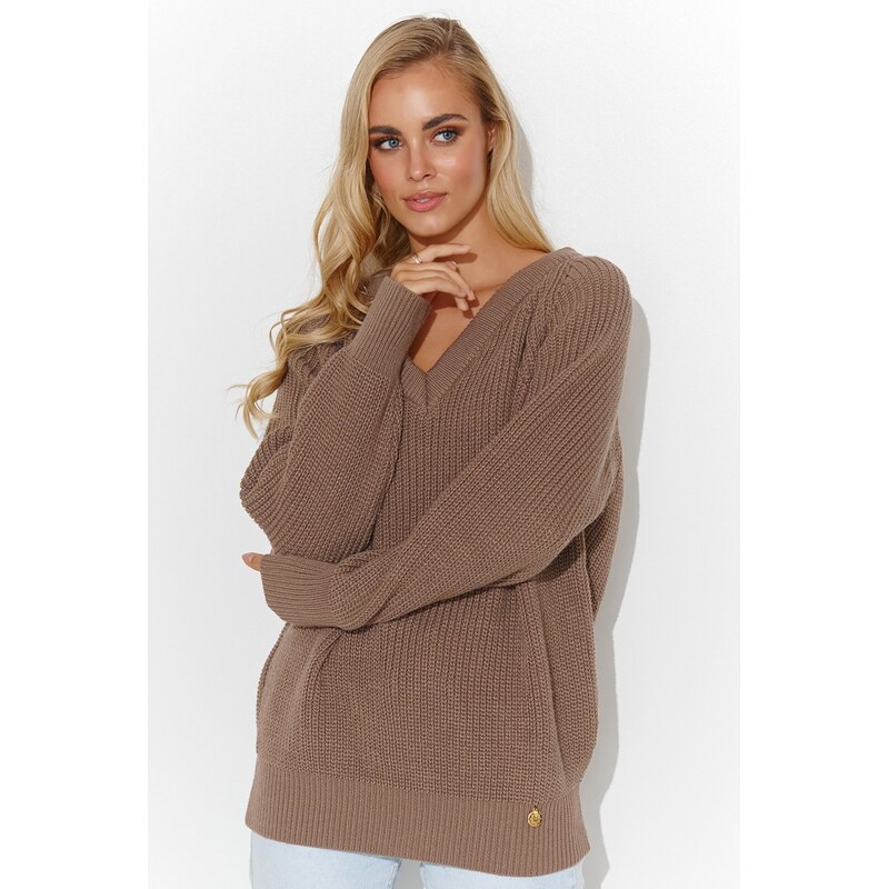 Makadamia dámský svetr S140 Cappuccino