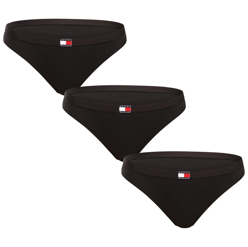 3PACK dámské kalhotky Tommy Hilfiger nadrozměr černé (UW0UW06141 0XK) 115538322