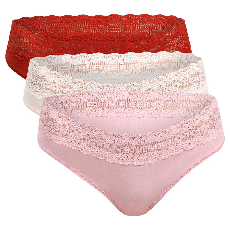 3PACK dámské kalhotky Tommy Hilfiger vícebarevné (UW0UW06338 0VO) 115538328