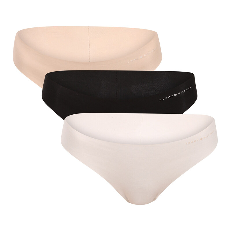 3PACK dámské kalhotky brazilky Tommy Hilfiger bezešvé vícebarevné 115538331