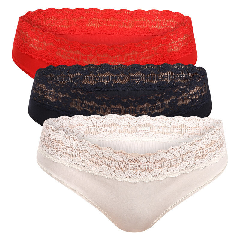 3PACK dámské kalhotky Tommy Hilfiger vícebarevné (UW0UW06338 0WE) 115538335