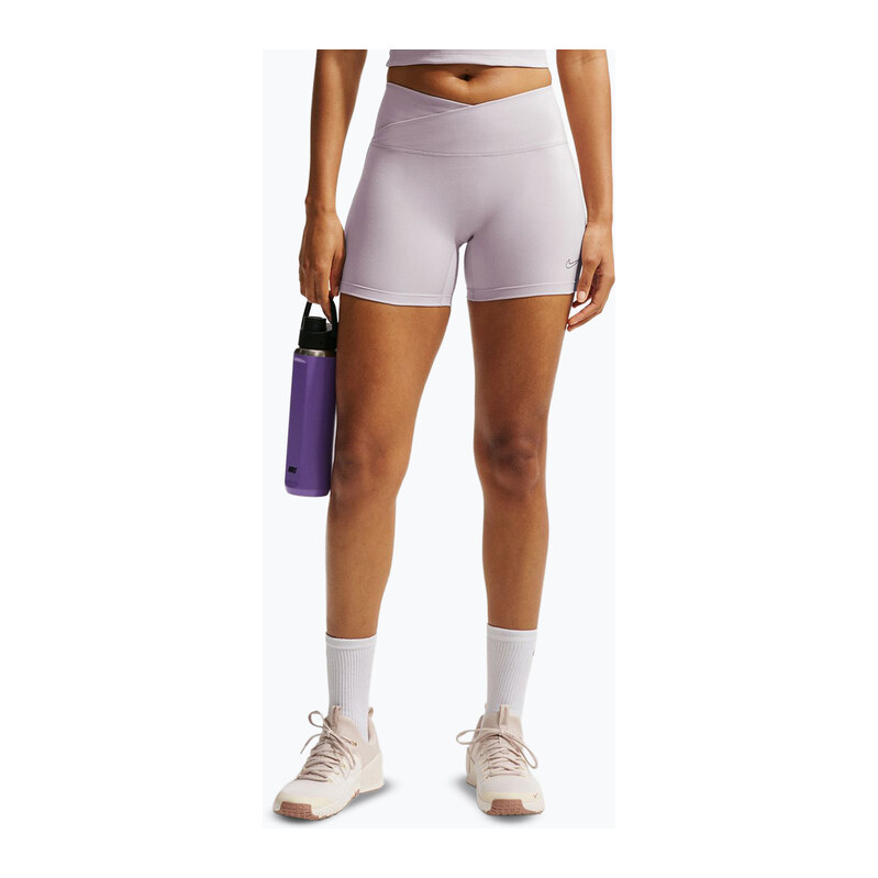Dámské šortky Nike One Biker 5 platinum violet