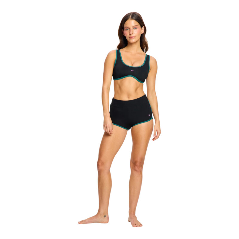 Menstruační plavky Puma & Modibodi Short Super Black Orchid