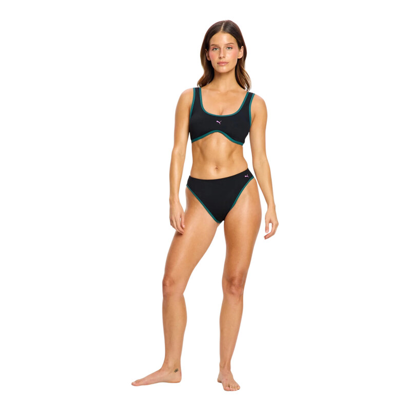 Menstruační plavky Puma & Modibodi Hi-Leg Cheeky Bottom Super
